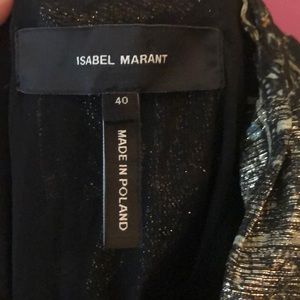 Isabel Marant Dresses - NWOT Isabel Marant one shoulder metallic dress Isabel Marant Dresses - NWOT Isabel Marant one shoulder metallic dress